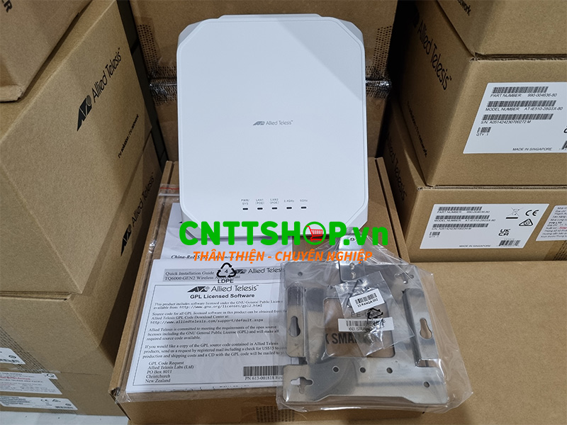 AT-TQ6602 GEN2 Allied Telesis Hybrid Wifi 6 AP 2 radios, Internal